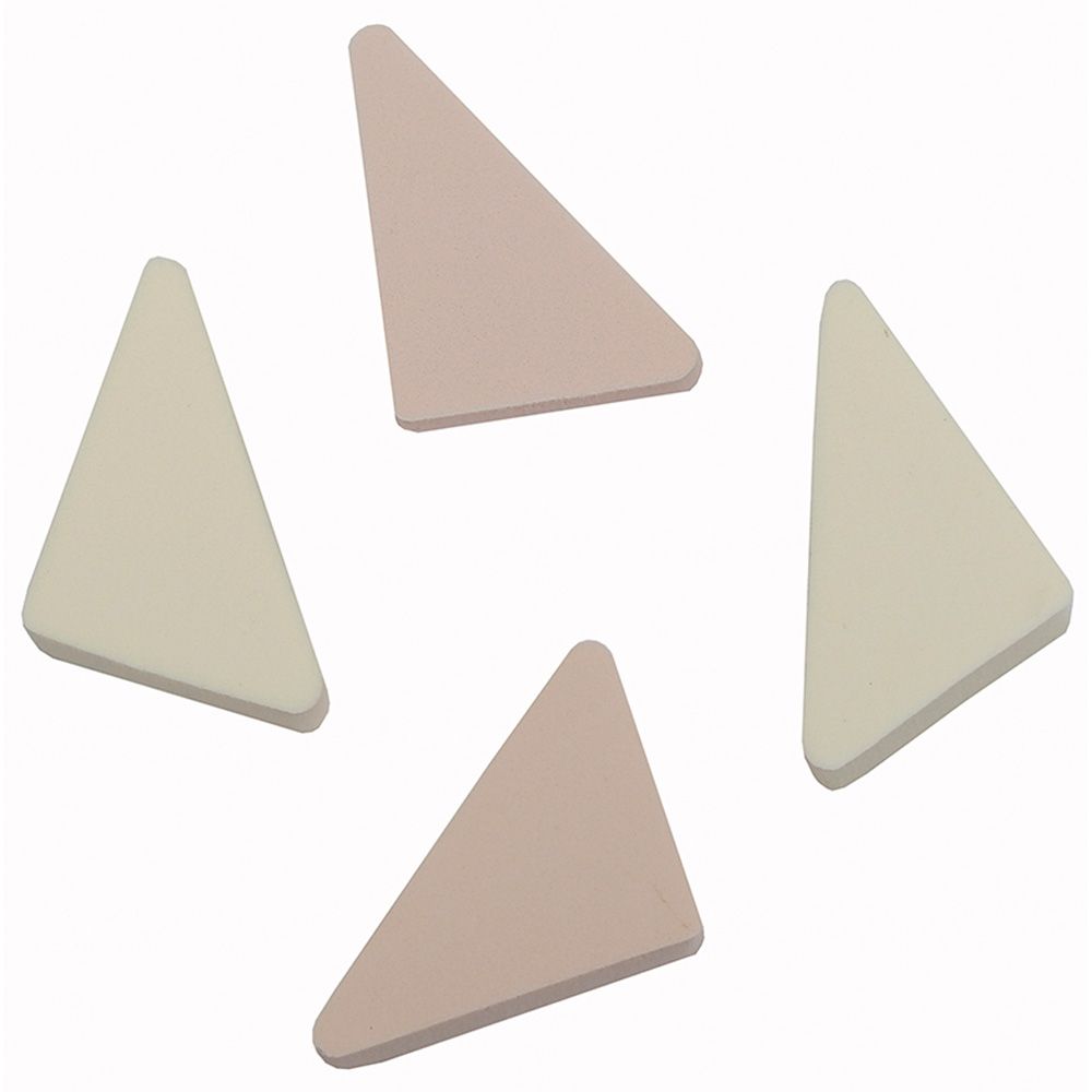 Xcluzive - 4 Latex Wedges Foundation Sponges