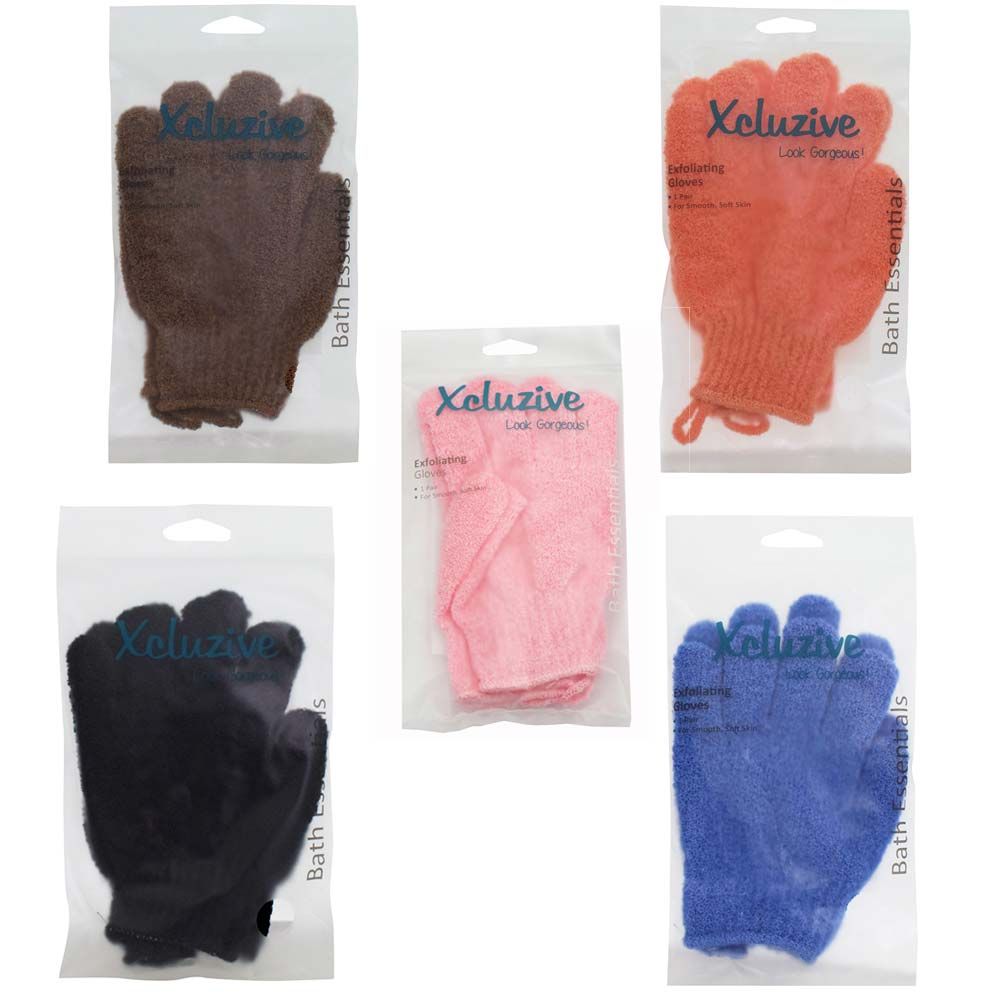 Xcluzive - Exfoliating Gloves 1pair - Assorted