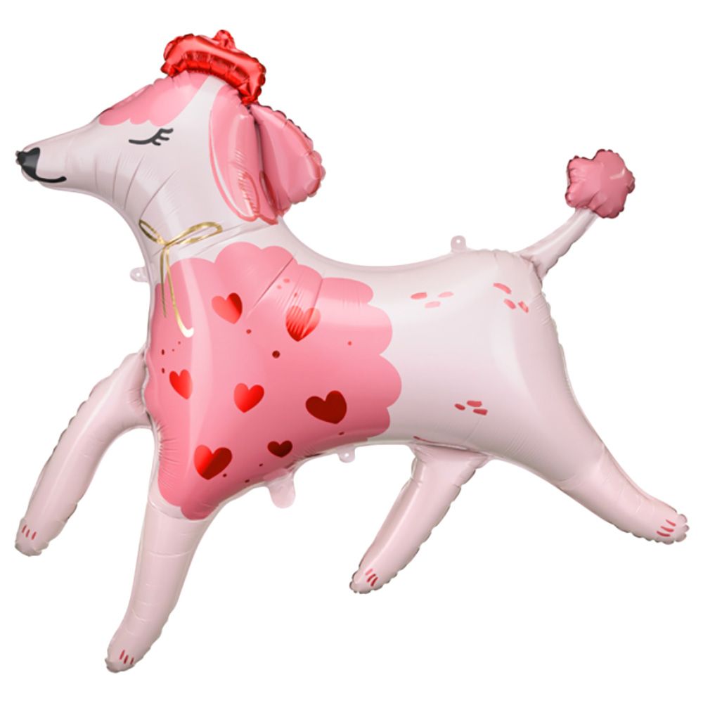 Party Deco - Foil Balloon - Poodle - Pink