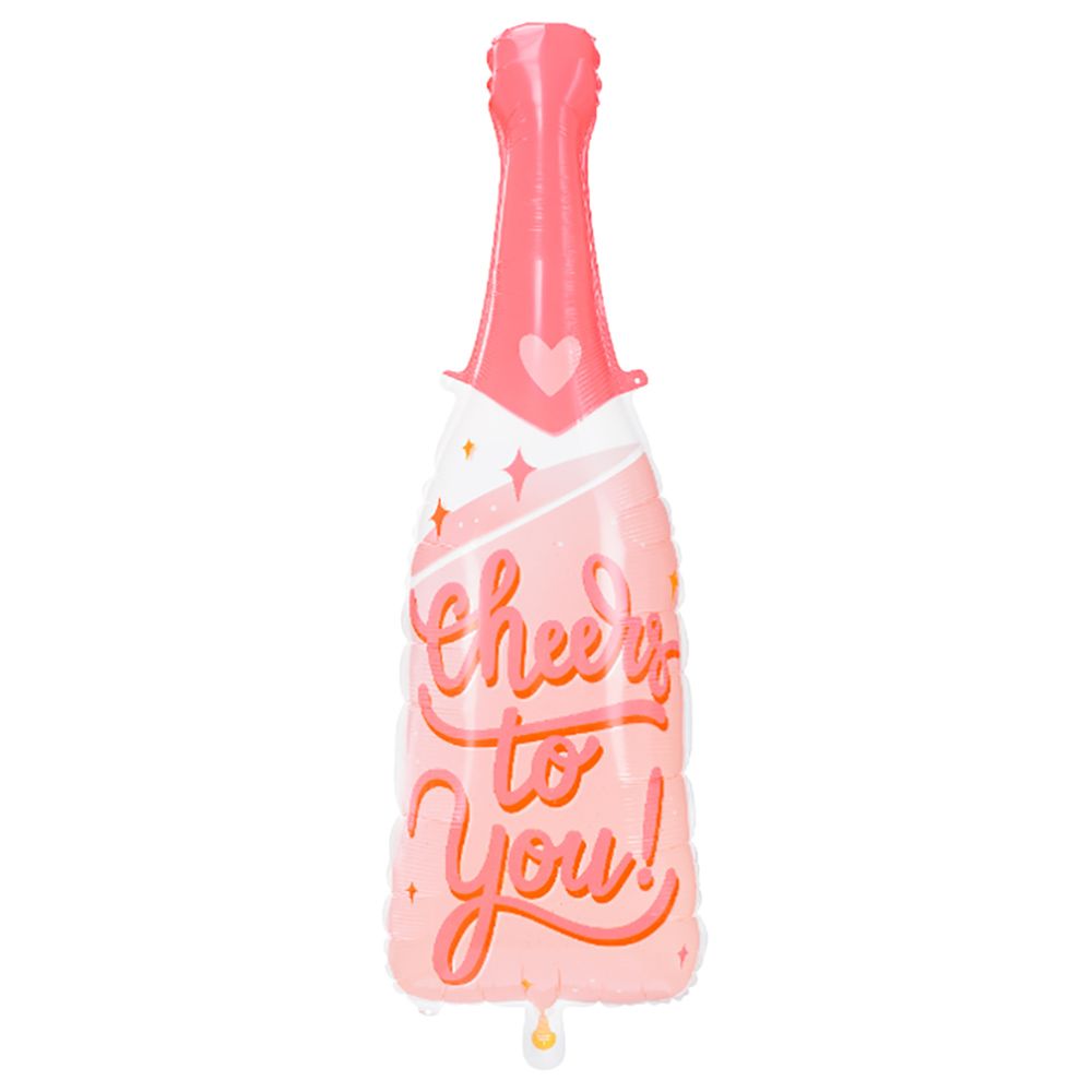 Party Deco - Cheers To You Bottle Shaped Foil Balloon