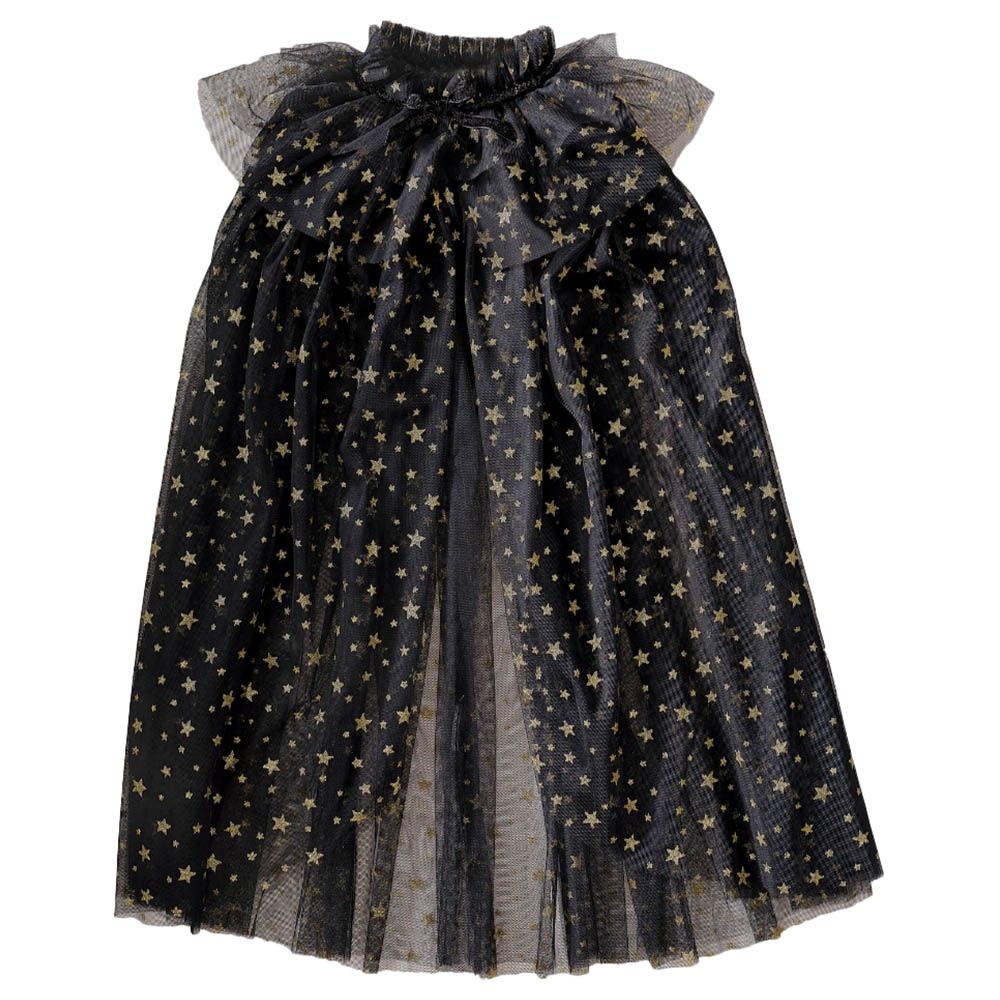 Ginger Ray - Witch Star Cape - Black/Gold