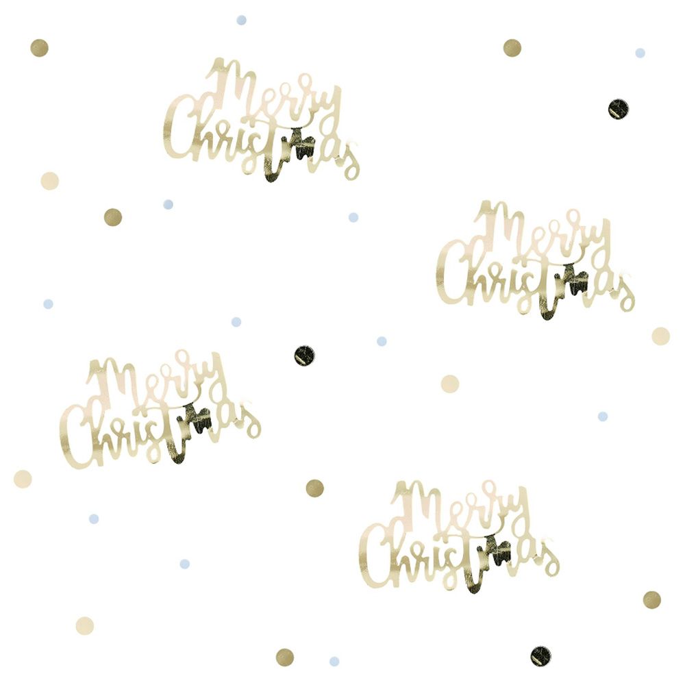 Ginger Ray - Gold Script Christmas Confetti - 14g - Gold