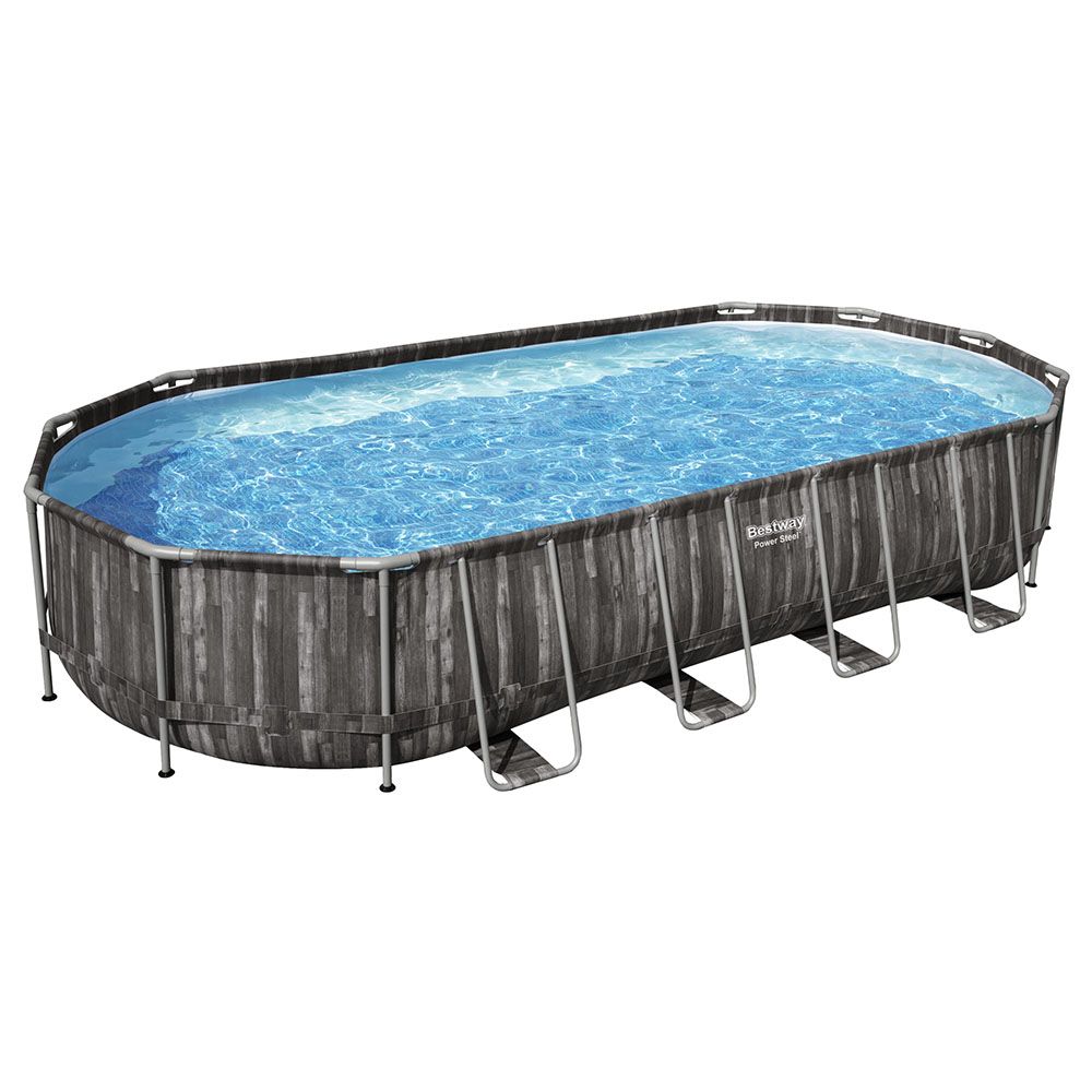 Bestway Power Steel Oval Pool Set 732x366x122cm