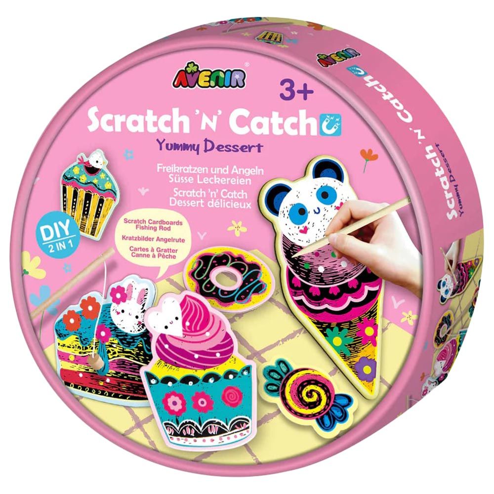 Avenir - Scratch 'N' Catch Art - Yummy Desserts