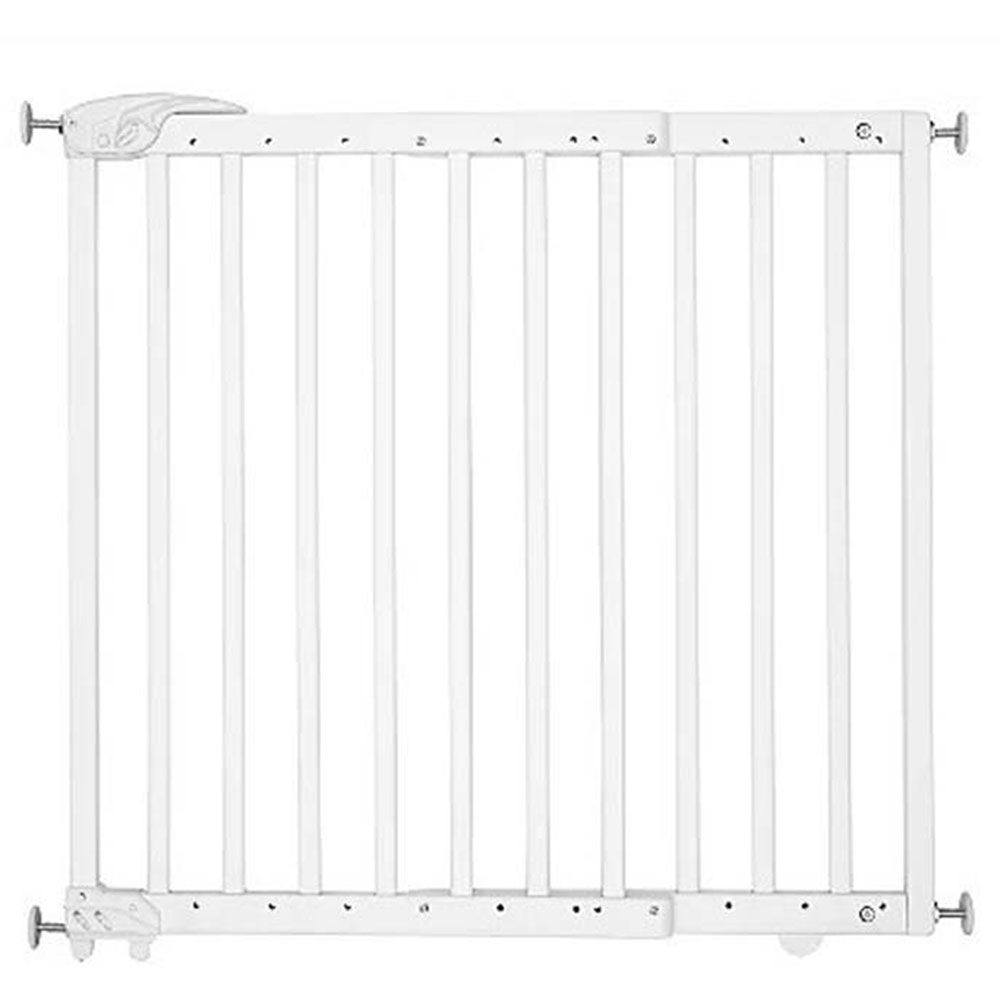 Badabulle - DecoPop Wooden Extending Safety Gate - White