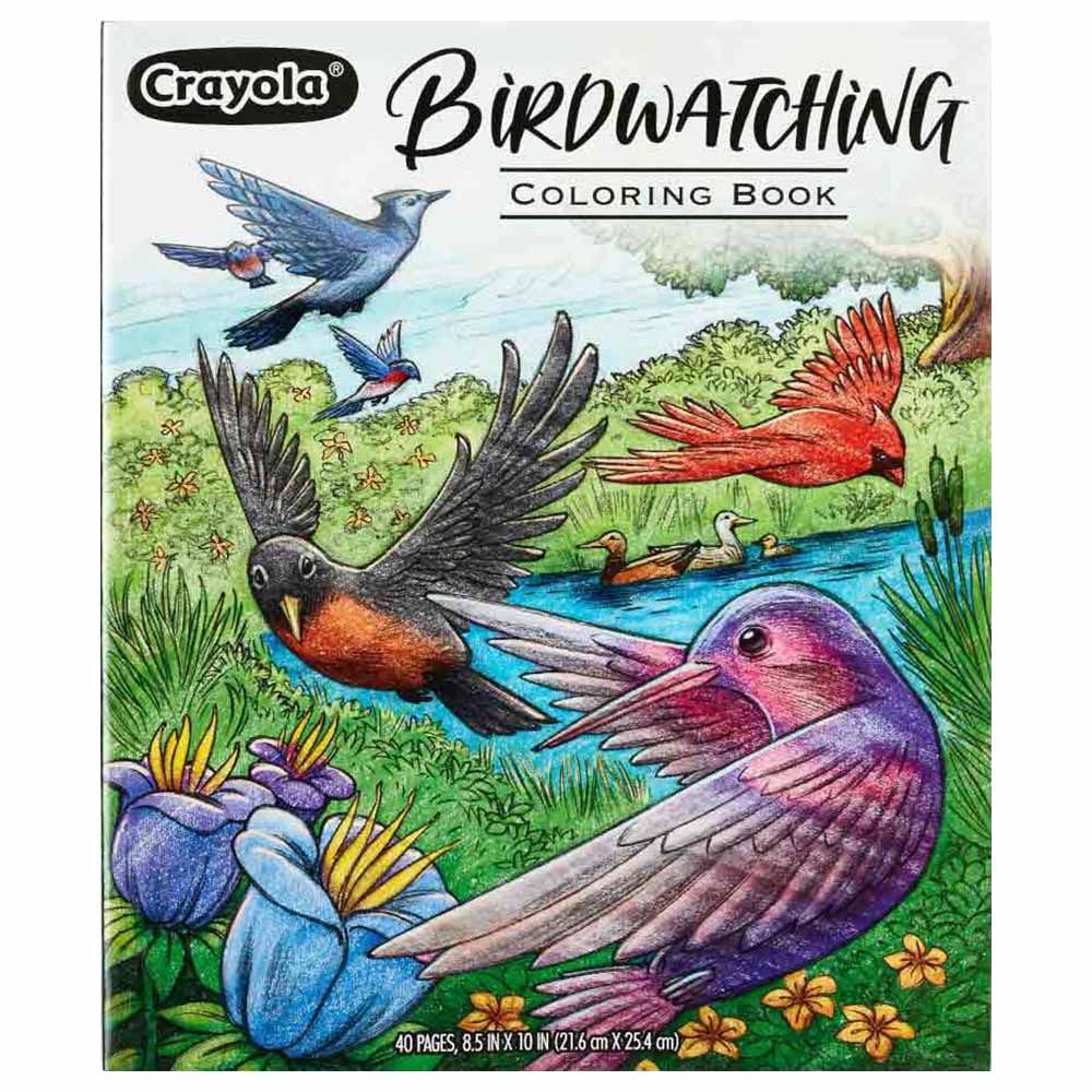 Crayola - 40-Page Colouring Book - Bird Watching