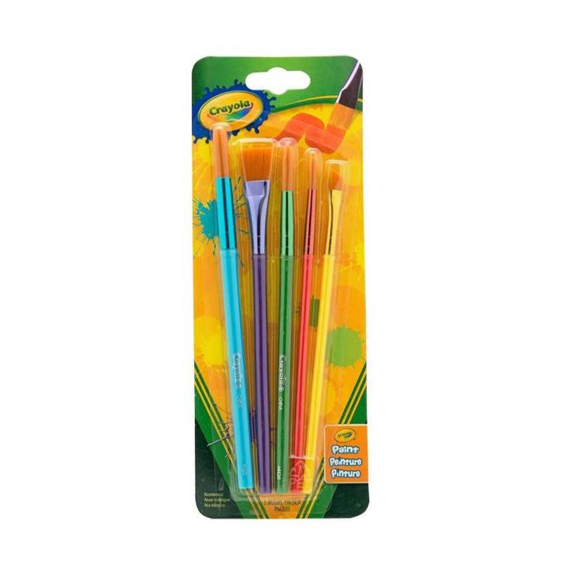 Crayola - 5 Art and Craft Brush Set