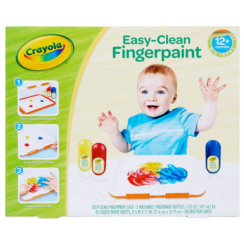 Crayola - Easy-Clean Fingerpaint