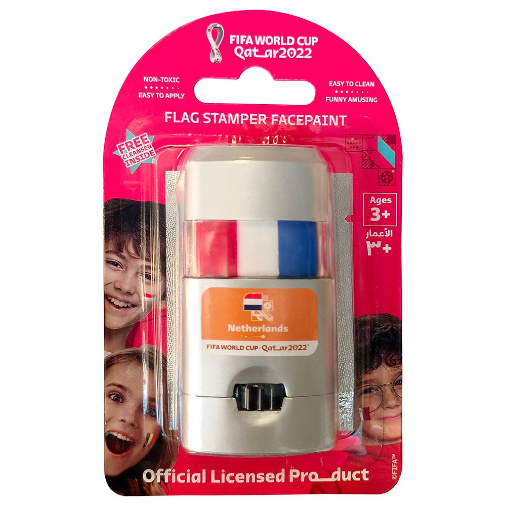 Fifa - Flag Stamper Face Paint w/ Removing Cream - Netherlands