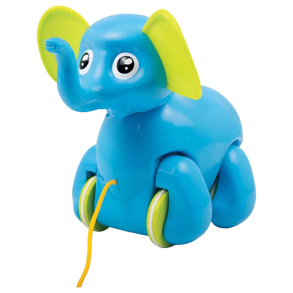 Funskool - Pull Along Alphy The Elephant Toy - Blue