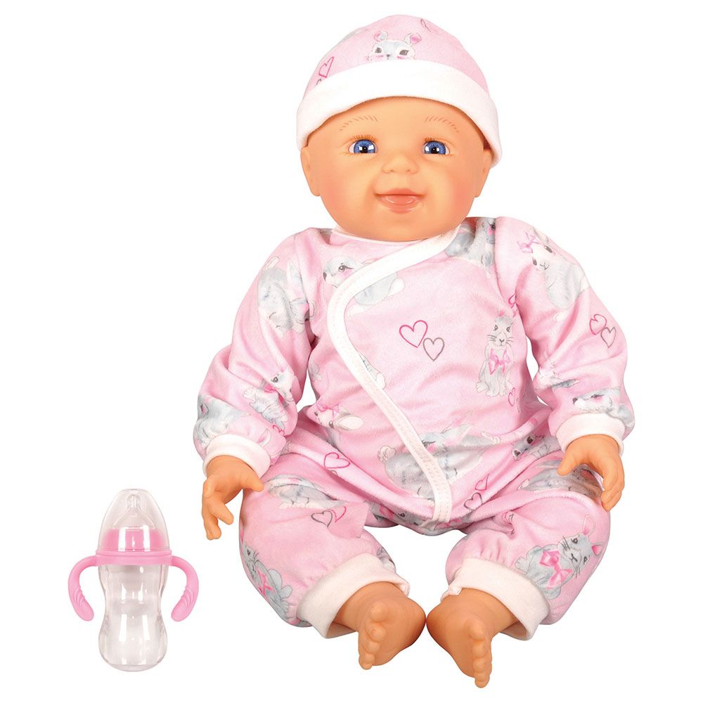 Lotus - Soft-Bodied Baby Doll - Caucasian (No Hair) - 18-inch