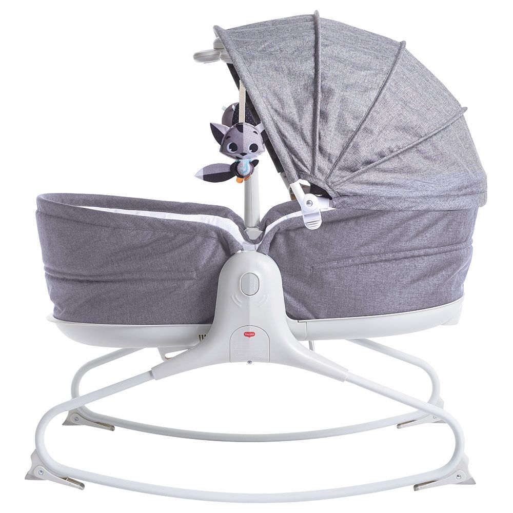 Tiny Love - 3-in-1 Rocker Napper Grey Cozy w/ Canopy - Grey