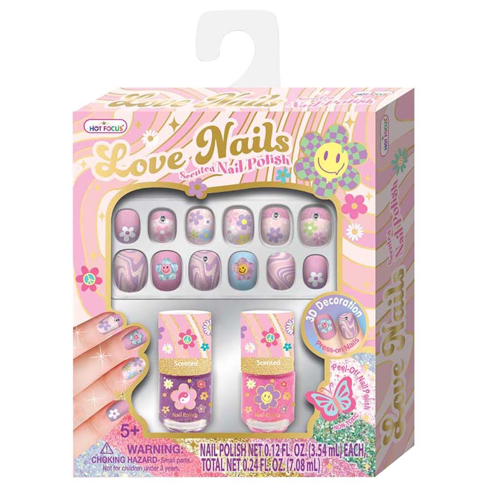 Hot Focus - Love Nails & Scented Nail Polish Set