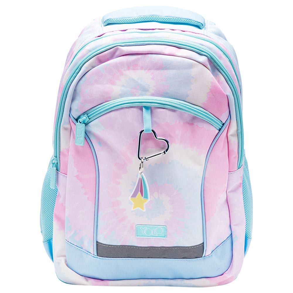 Yolo - 2-In-1 School Backpack - Tie Dye - 17-Inch