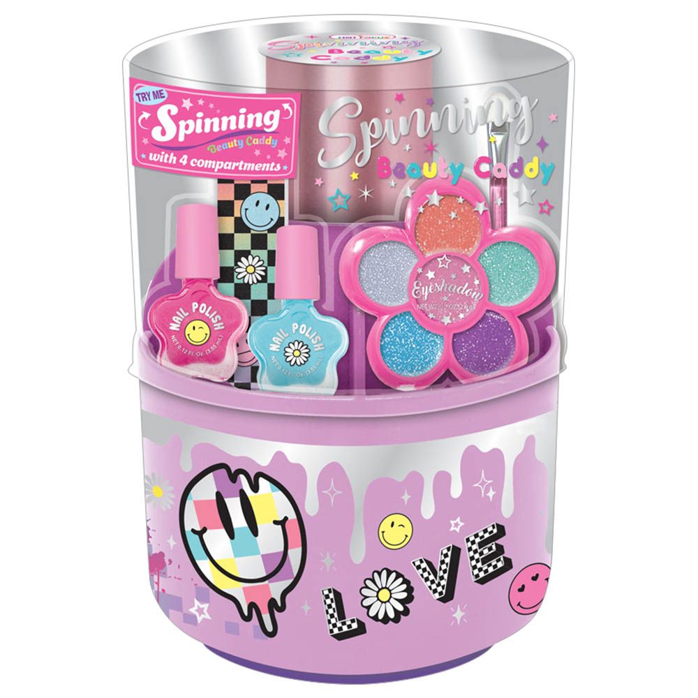 Hot Focus - Spinning Beauty Caddy Rainbow Set