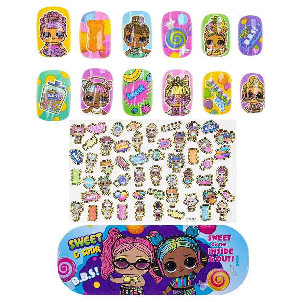 LOL Surprise! - Townley Girl Nail And Body Art Sticker Set