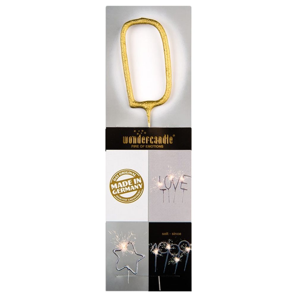 Wondercandle - Sparkler Candle D - Gold