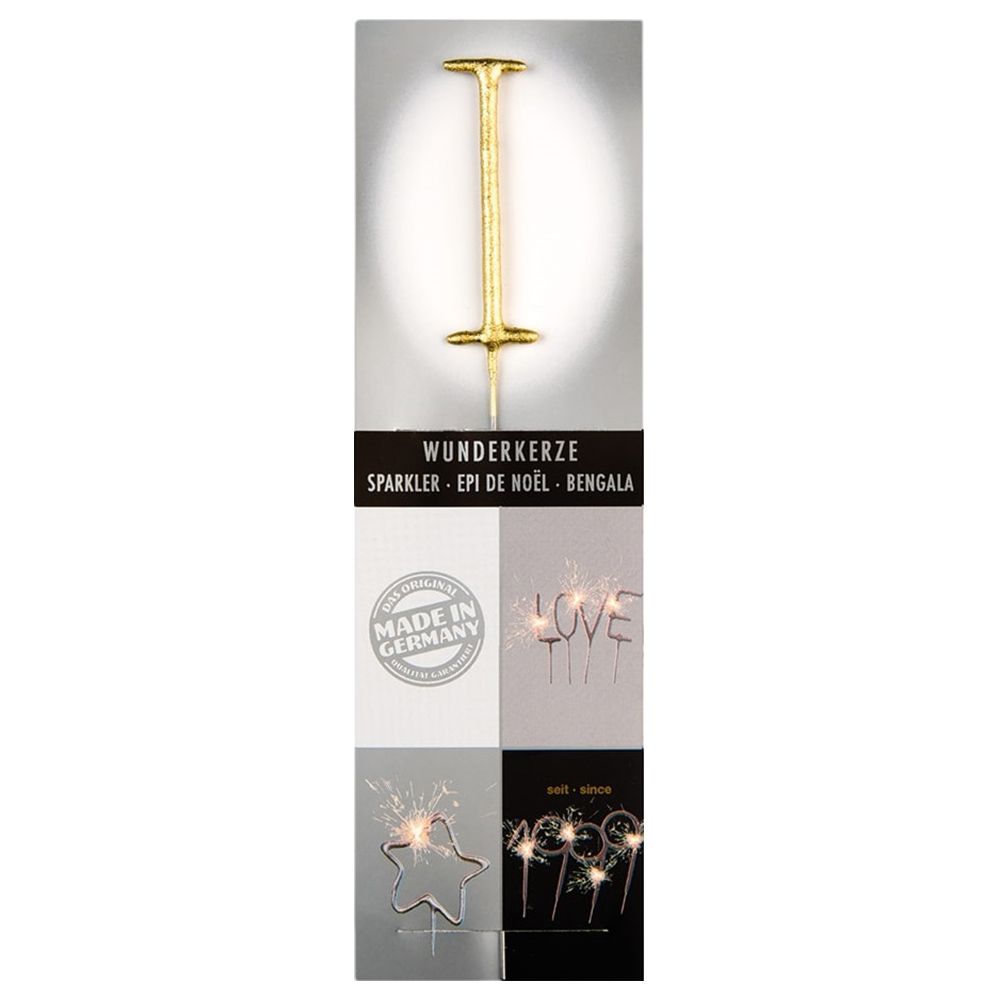 Wondercandle - Sparkler Candle I - Gold