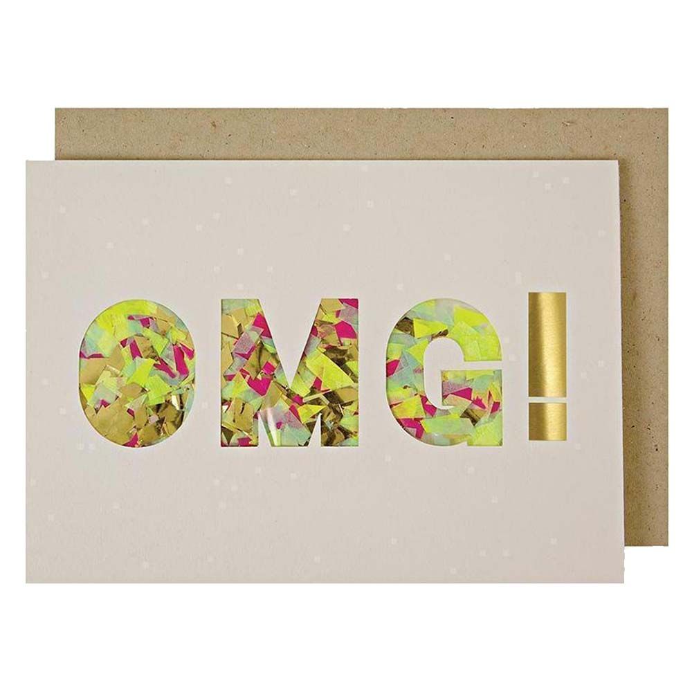 Meri Meri - OMG Confetti Shaker Card