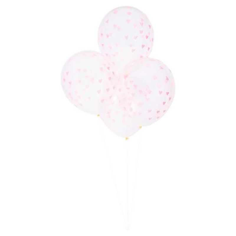 Meri Meri - Heart Pattern Balloons - 8 Pcs