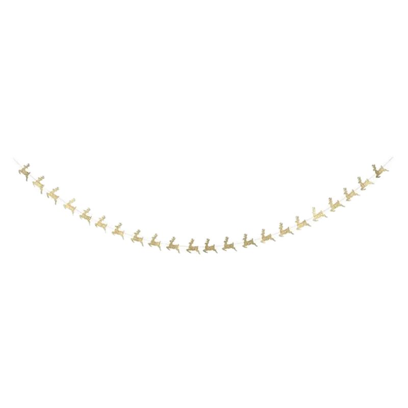 Meri Meri - Leaping Gold Reindeer Mini Garland