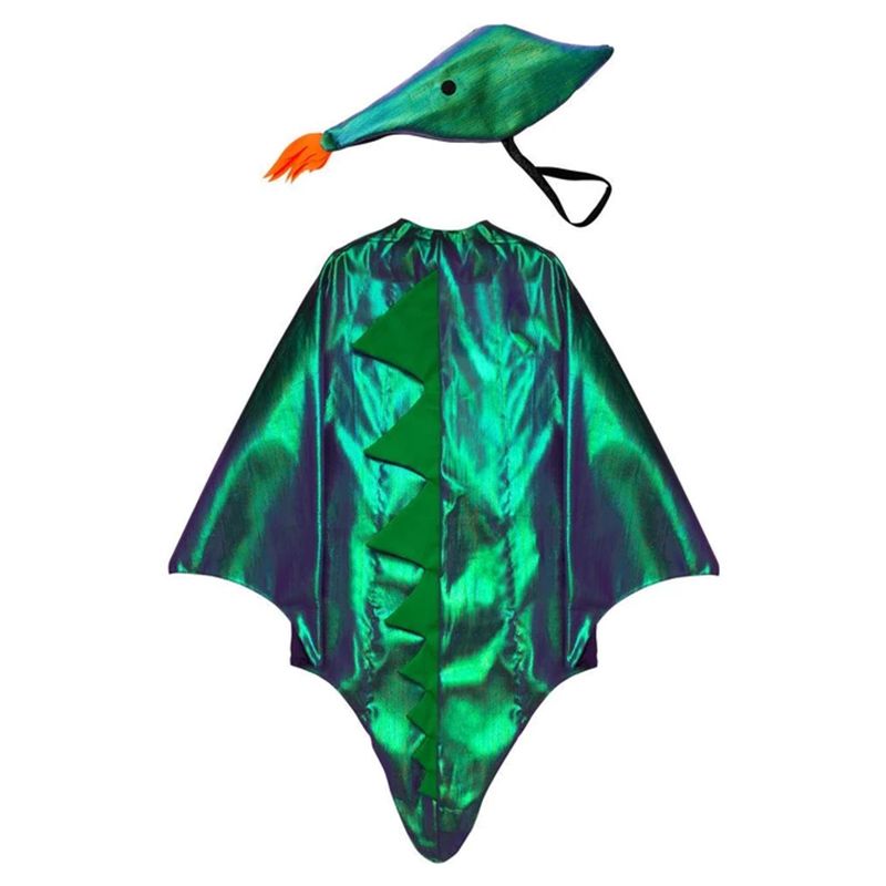 Meri Meri - Dragon Cape Dress Up Green