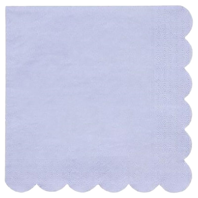 Meri Meri - Blue Simply Eco Large Napkins - 20 Pcs