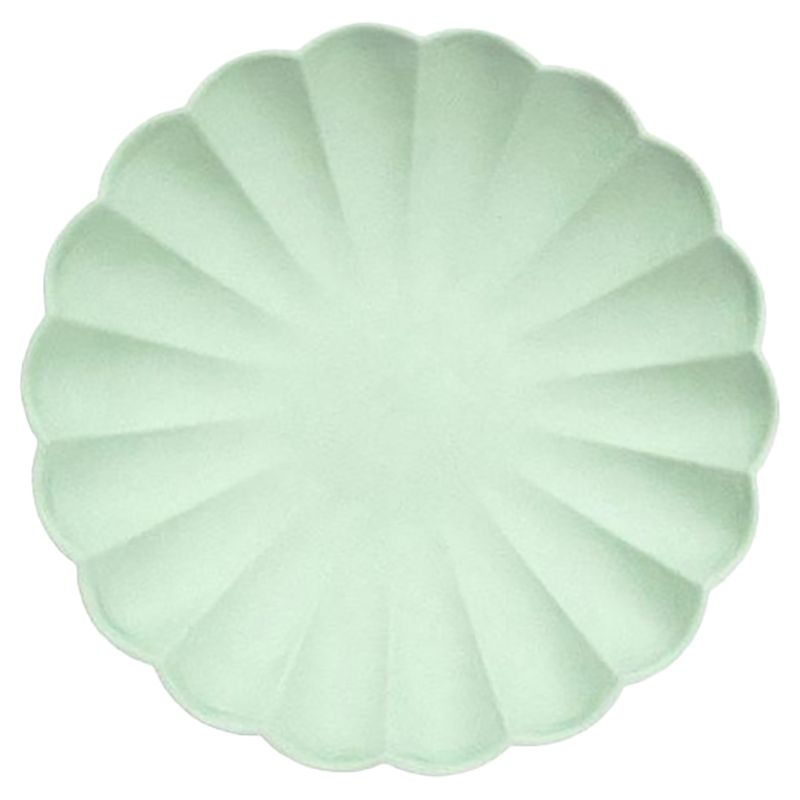 Meri Meri - Mint Simply Eco Small Plates 8pcs