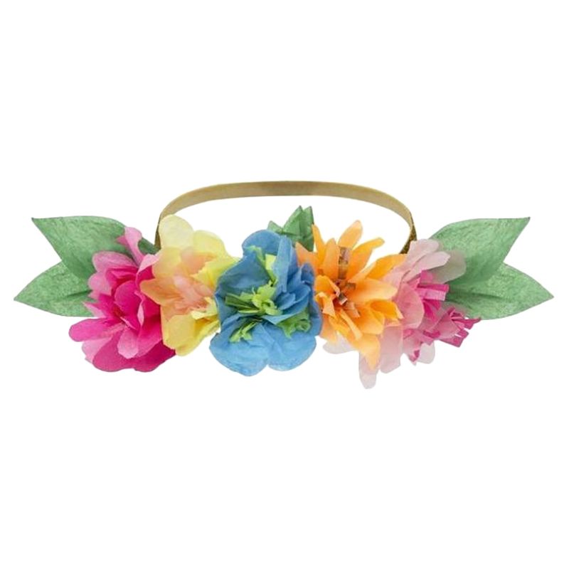 Meri Meri - Bright Blossom Party Crowns - 6 Pcs