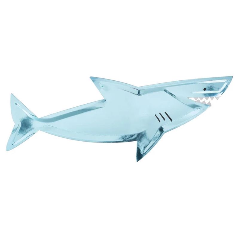 Meri Meri Shark Platters Blue