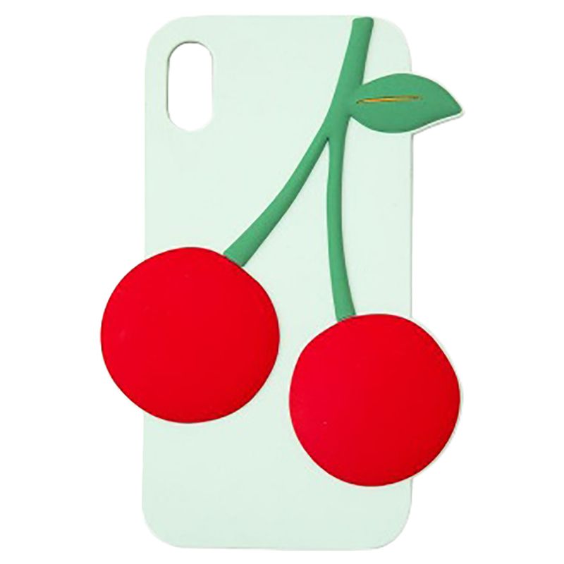 Meri Meri - Cherry Soft Silicone iPhone Case (XR)