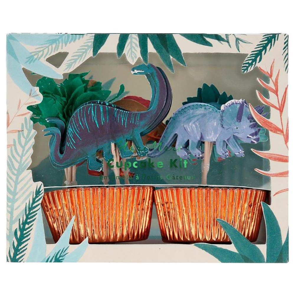 Meri Meri - Dinosaur Kingdom Cupcake Kit Pack of 24