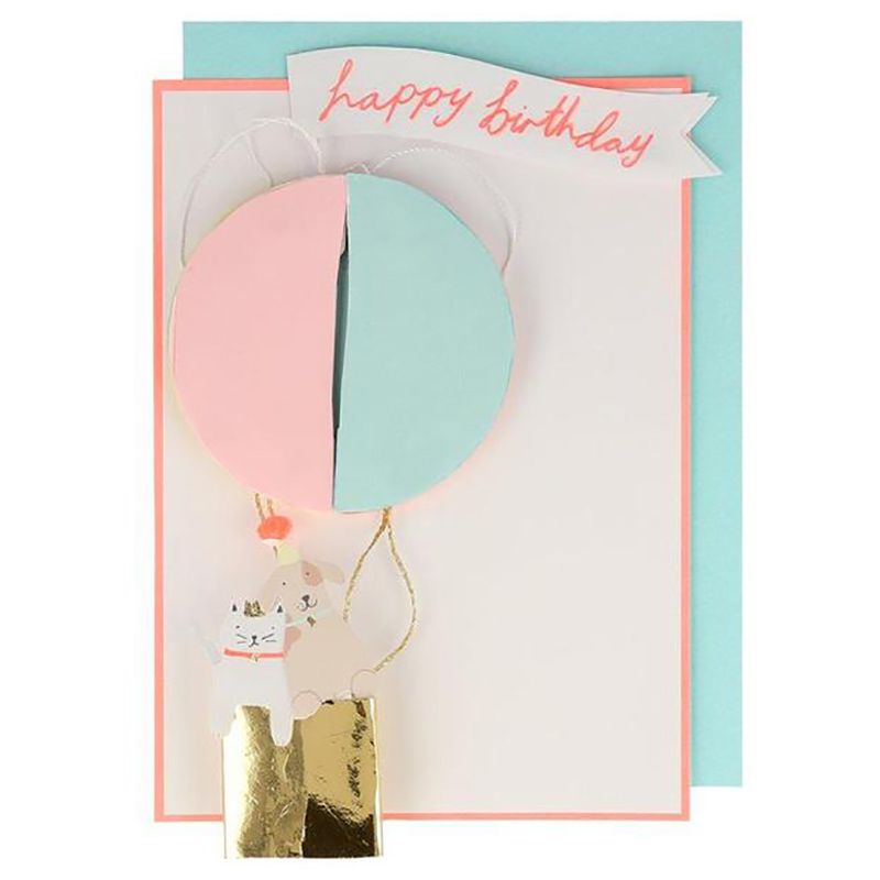 Meri Meri - Air Balloon Honeycomb Card