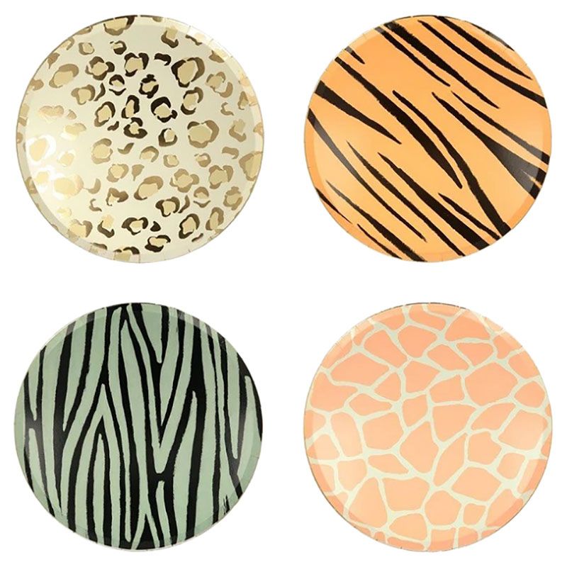 Meri Meri - Safari Animal Print Dinner Plates 