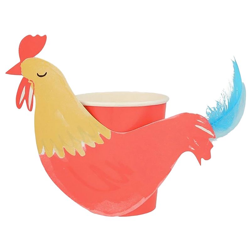 Meri Meri - On The Farm Rooster Party Cups