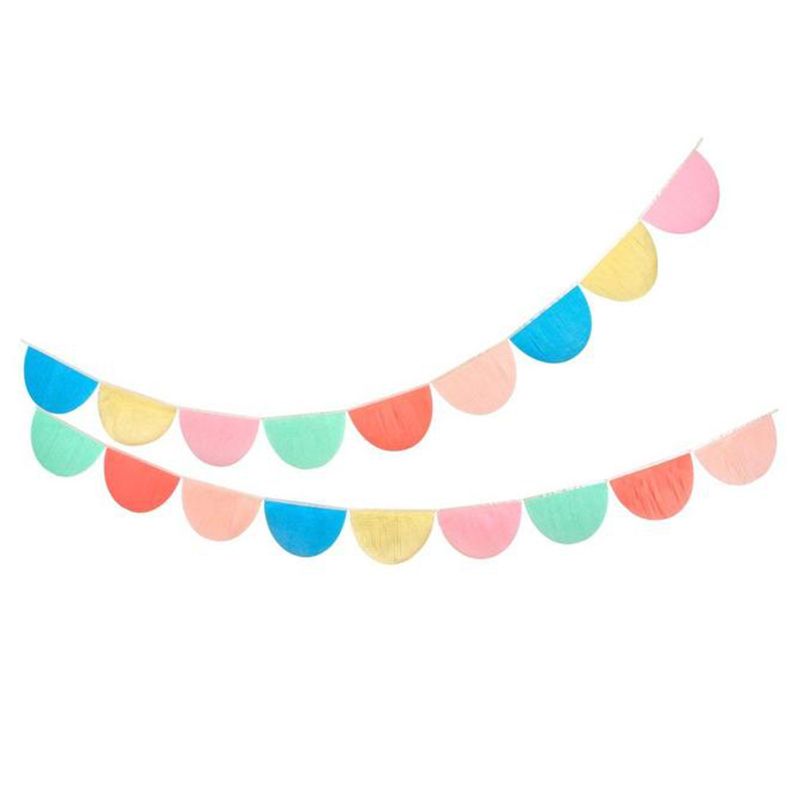 Meri Meri - Rainbow Scallop Garlands