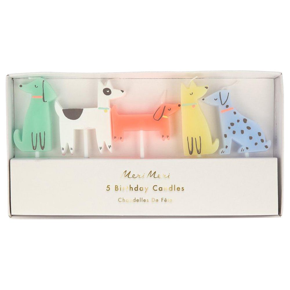 Meri Meri - Dog Candles Pack of 5