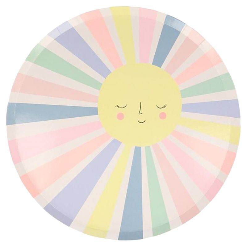 Meri Meri - Rainbow Sun Plates 