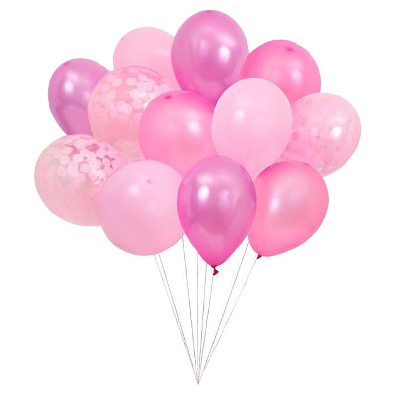 Meri Meri - Beautiful Balloons Pack of 12 - Pink