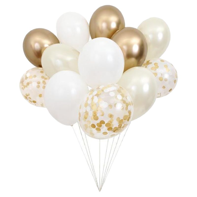 Meri Meri - Beautiful Balloons Pack of 12- Gold