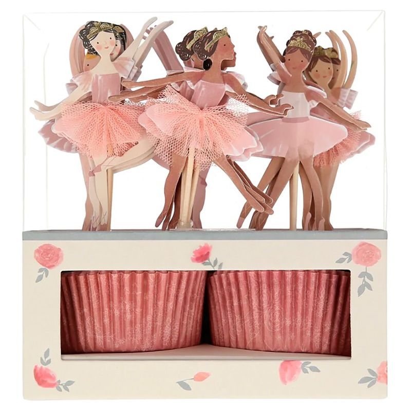 Meri Meri - Ballerina Cupcake Kit - 24Pcs