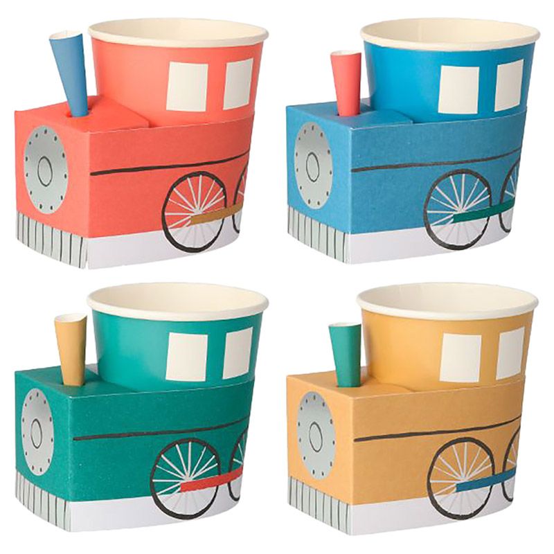 Meri Meri - Train Cups - 8pcs