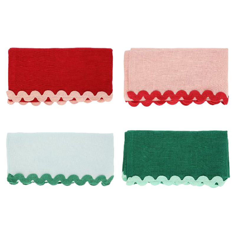 Meri Meri - Christmas Ric Rac Napkins - 4pcs