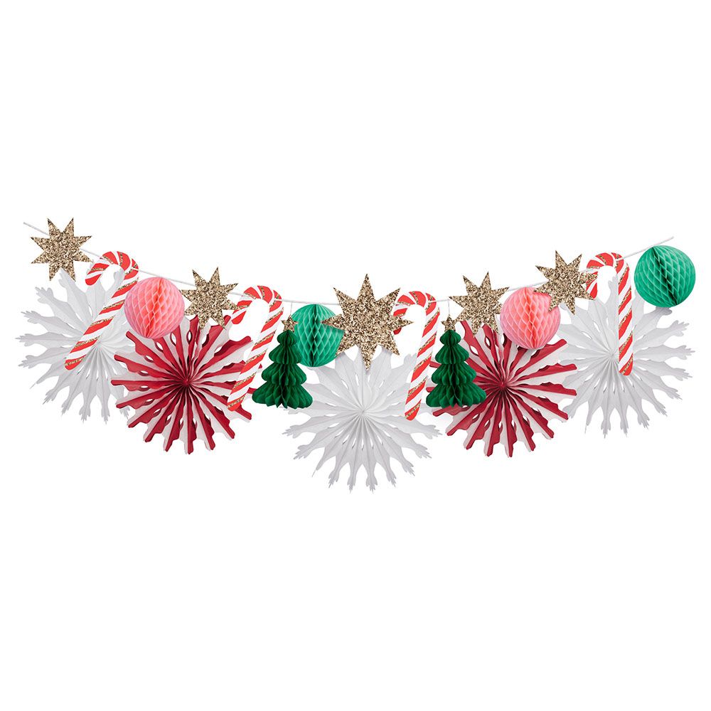 Meri Meri - Christmas Honeycomb Garland