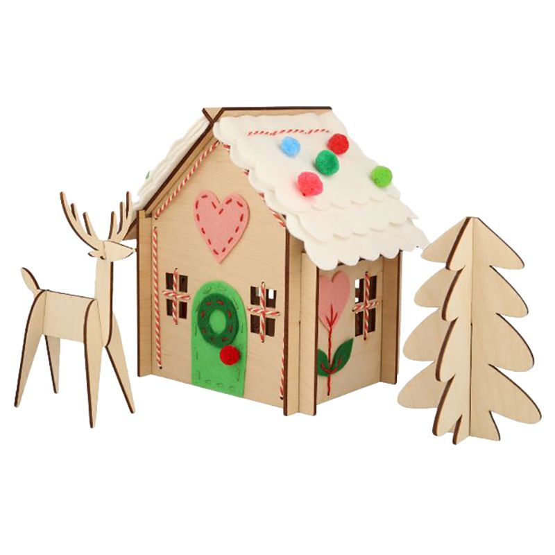 Meri Meri - Wooden Gingerbread House Kit