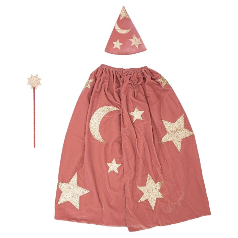 Meri Meri - Velvet Wizard Costume - Pink