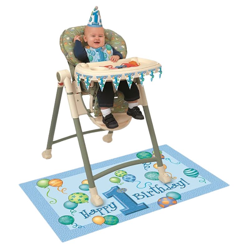 Unique - 1St Birthday High Chair Kit - Blue