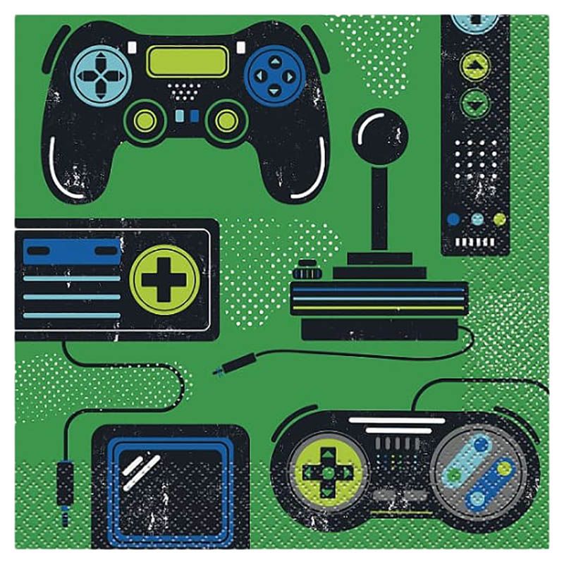 Unique - Gamer Birthday Lunch Napkin