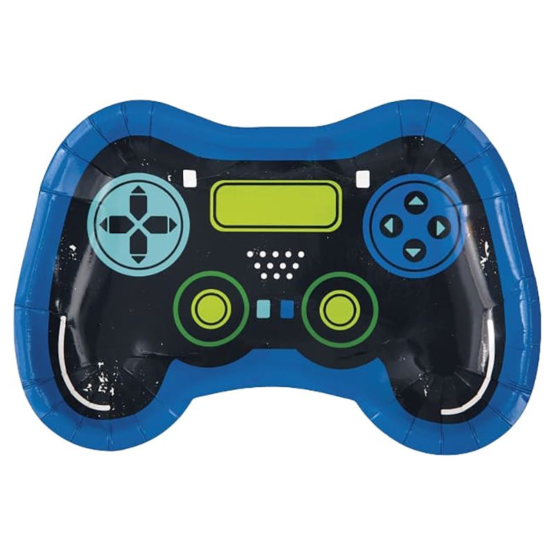 Unique - Game Controller Shaped Plates - 8pcs