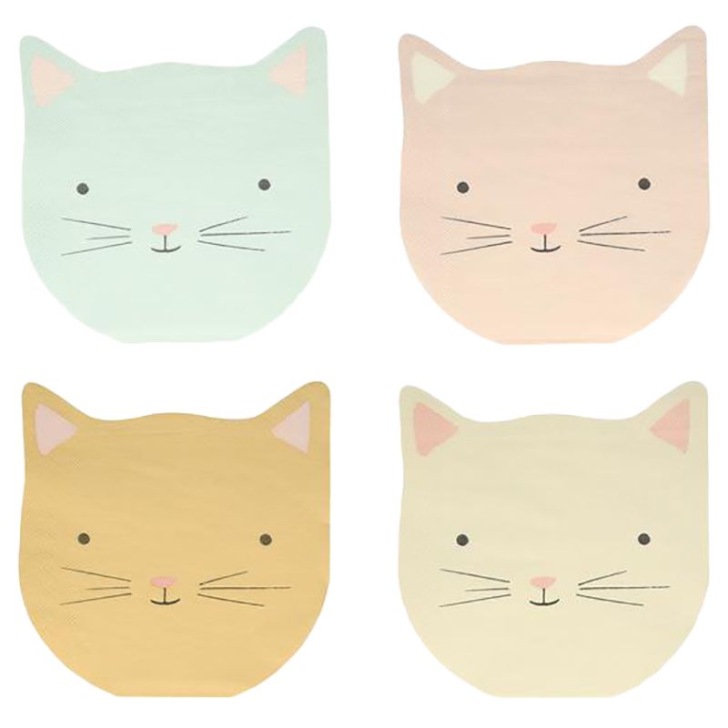 Meri Meri - Cat Napkins - 16pcs